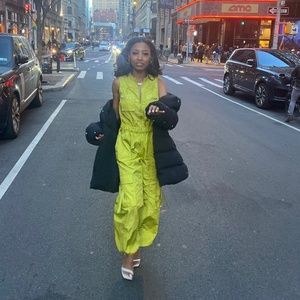 Like green jumpsuit